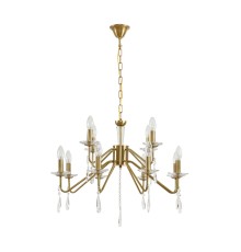 8319/12 CLASSI шампань/прозрачный, металл/хрусталь Люстра E14 12*40W 220V SEVERINA