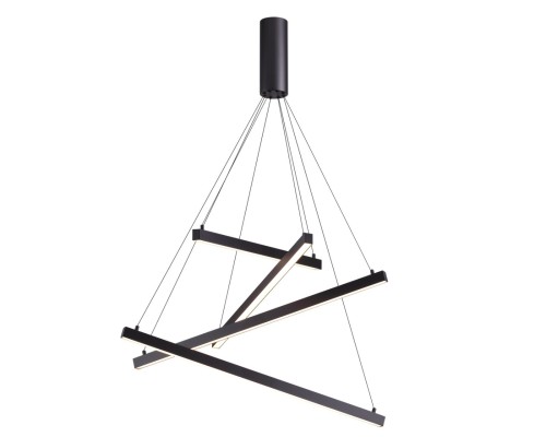 Подвесной светодиодный светильник Odeon Light 3860/48B Cometa черный LED 48 Вт 3000K