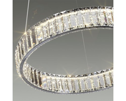 4930/30L L-VISION ODL24 489 хром/прозрачный металл/хрусталь Люстра LED 30W 4000K 3570Лм VEKIA