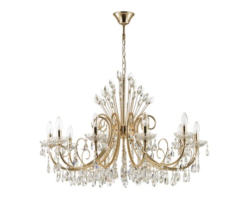 4977/10 HALL ODL23 000 золотой/хрусталь Люстра E14 10*40W VERSIA