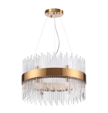 Подвесная люстра Odeon Light 4722/12 Focco бронзовый/стекло/прозрачный G9 12*40 Вт