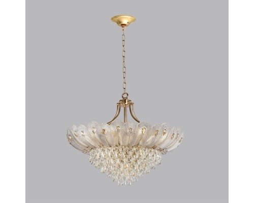 5048/16 HALL ODL24 519 золото/прозрачный/янтарный/металл/хрусталь/стекло Люстра E14 16*40W PAROTI