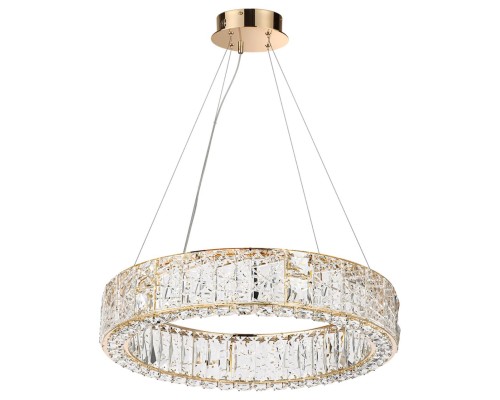 5071/70L HALL ODL24 493 золото/прозрачный/металл/хрусталь/стекло Люстра LED 70W 3700K VERSION