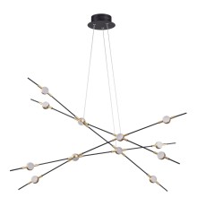 Подвесная светодиодная люстра Odeon Light 3906/48L Costella золотистый LED 48 Вт 4000K