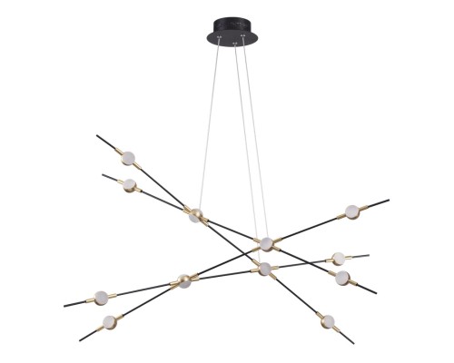 Подвесная светодиодная люстра Odeon Light 3906/48L Costella золотистый LED 48 Вт 4000K