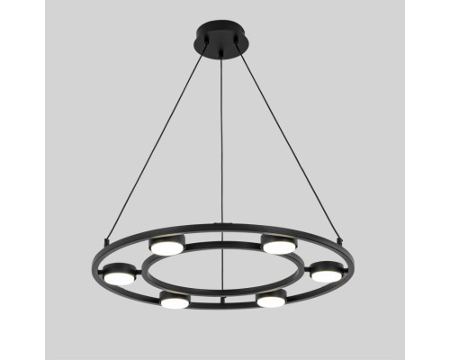 8340/6 MODERNI черный, металл Люстра подвесная GX53 LED 6*7W 220V TORINA