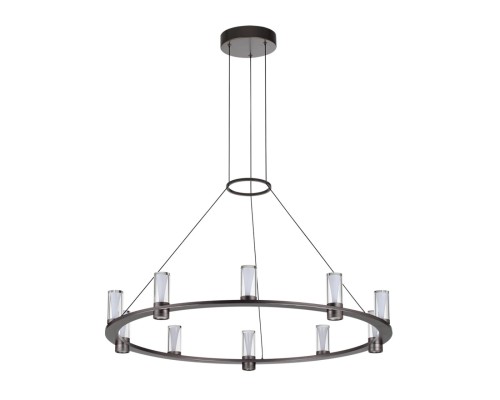 7143/70L HIGHTECH ODL26 513 светильник темный никель/акрилл/металл IP20 LED 60W 3830Лм 3000K 180° 220V DEFANCE