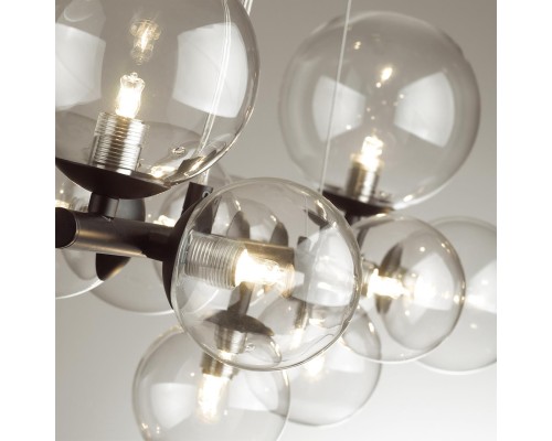 4818/11 MODERN ODL21 199 черный/прозрачный Люстра G9 11*40W TOVI