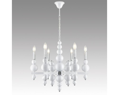 8260/6 MODERNI LN26 белый/хром, металл Люстра E14 6*40W 220V NANA