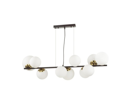 6508/10 MODERNI LN23 121 чёрный, белый, бронза Люстра E14 10*40W 220V MELONA