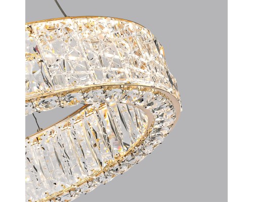 5071/70L HALL ODL24 493 золото/прозрачный/металл/хрусталь/стекло Люстра LED 70W 3700K VERSION