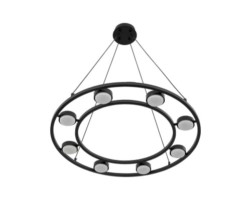 8340/8 MODERNI черный, металл Люстра подвесная LED GX53 8*7W 220V TORINA