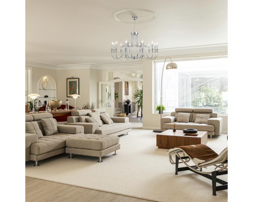 8317/12 CLASSI LN26 хром/металл Люстра E14 12*40W 220V SUANA