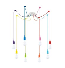 Светильник подвесной "паук" Lumion 3719/8 Lotte разноцветный E27 8*60 Вт