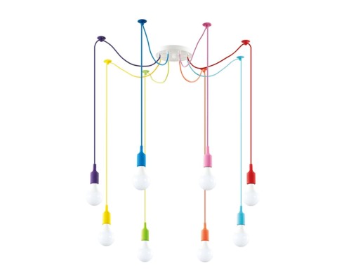 Светильник подвесной "паук" Lumion 3719/8 Lotte разноцветный E27 8*60 Вт