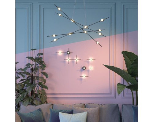 Подвесная светодиодная люстра Odeon Light 3906/48L Costella золотистый LED 48 Вт 4000K