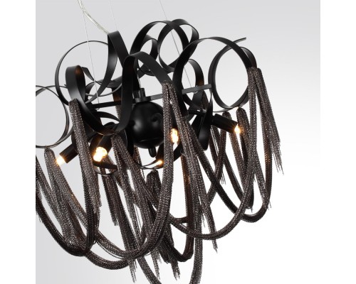 5067/6 HALL ODL24 395 черный/металл/металл Люстра G9 6*40W CHAINY