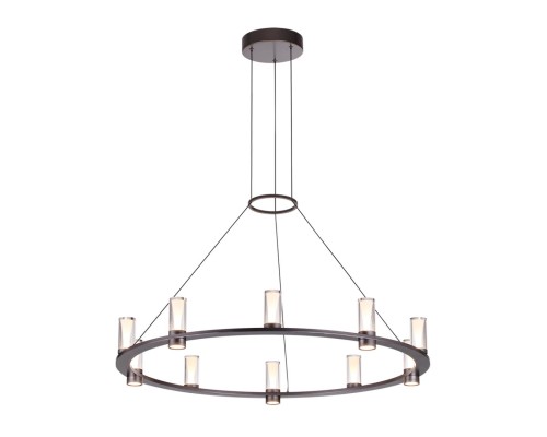 7143/70L HIGHTECH ODL26 513 светильник темный никель/акрилл/металл IP20 LED 60W 3830Лм 3000K 180° 220V DEFANCE