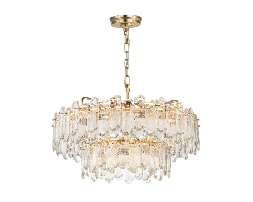 5069/22 HALL (В 2-Х КОРОБКАХ) ODL24 503 золото/прозрачный/металл/хрусталь Люстра E14 22*40W BULLON