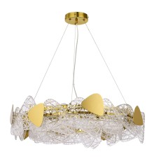 6582/8 NEOCLASSI LN24 золотой/прозрачный, золотой металл/стекло, металл Люстра подвесная E14 8*40W 220V QUEENY