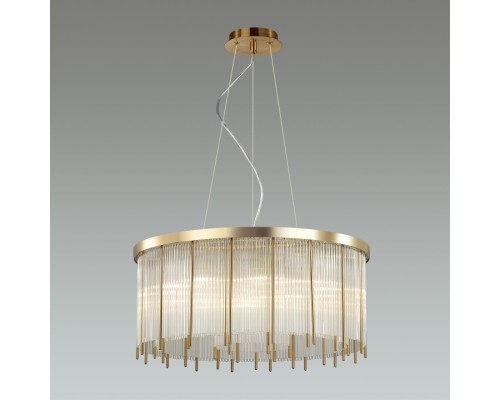 4788/10 HALL ODL21 322 золото/металл/стекло Люстра E14 10*40W YORK