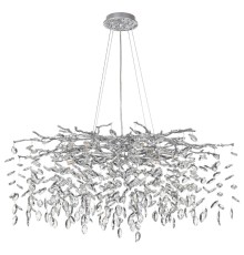 4970/12 HALL ODL24 523 матов.серебристый/алюмин./хрусталь Люстра G9 12*40W DELICA