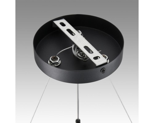 8242/9 COMFI LN25 203 черный металл Светильник подвесной LED GX53 8*7W 220V LUAZANA