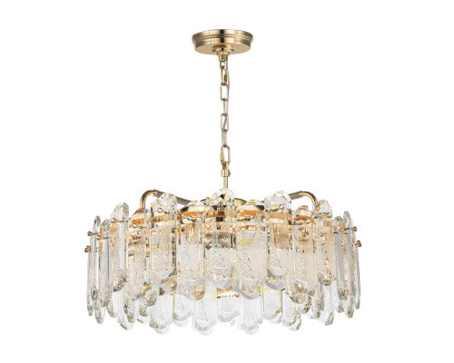 5069/10 HALL ODL24 603 золото/прозрачный/металл/хрусталь Люстра E14 10*40W BULLON