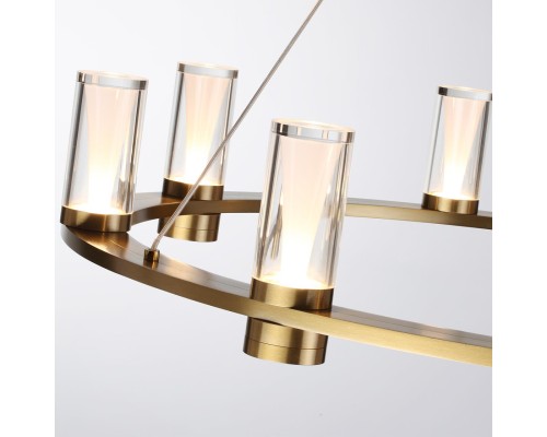 7144/70L HIGHTECH ODL26 515 светильник античная бронза/акрилл/металл IP20 LED 60W 3830Лм 3000K 180° 220V DEFANCE