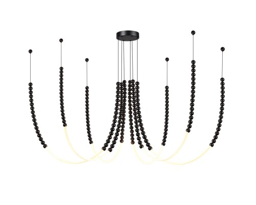 7149/70L HIGHTECH ODL26 221 светильник черный/акрилл/металл IP20 LED 70W 4300Лм 3500K 300° 220V MONELLA