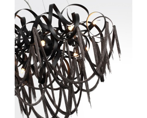 5067/12 HALL ODL24 395 черный/металл/металл Люстра G9 12*40W CHAINY