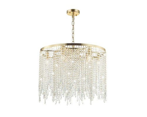 5028/9 MODERN ODL23 429 золотой/прозрачный металл/хрусталь Люстра E14 9*40W CHOKKA