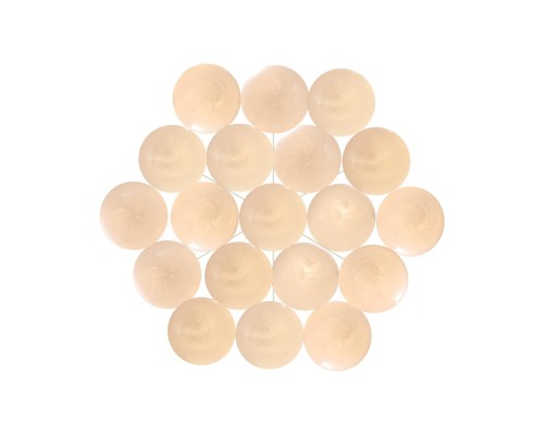 7109/19 MIDCENT ODL26 517 светильник металл/стекло/бронза/белый E14 19*5W 220-240V MAGIA