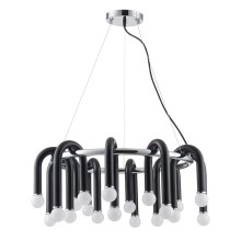 5699/20 MODERNI LN23 119 чёрный, хром Люстра E14 20*60W 220V CASPIAN