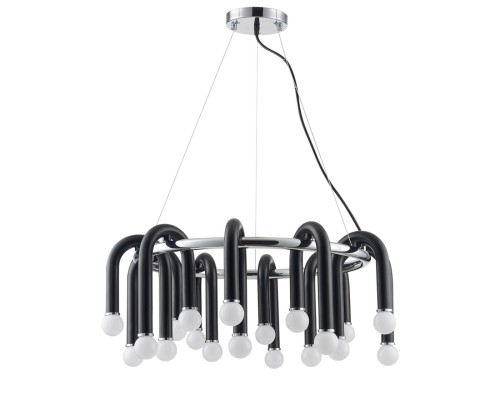 5699/20 MODERNI LN23 119 чёрный, хром Люстра E14 20*60W 220V CASPIAN