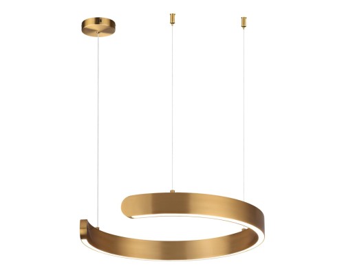 6535/28L LEDIO LN23 019 латунь Светильник подвесной LED 28W 3000-6000K 1240Лм 220V INDIE