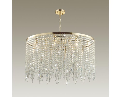 5028/12 MODERN ODL23 429 золотой/прозрачный металл/хрусталь Люстра E14 12*40W CHOKKA