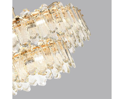 5069/22 HALL (В 2-Х КОРОБКАХ) ODL24 503 золото/прозрачный/металл/хрусталь Люстра E14 22*40W BULLON
