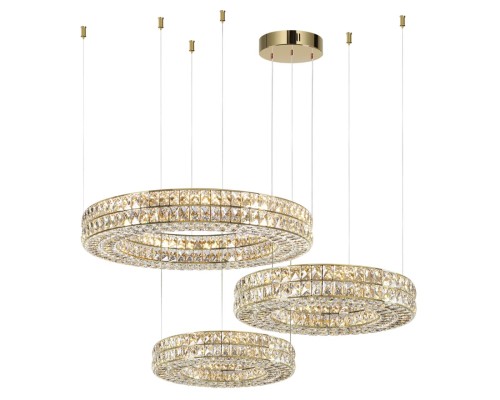 4926/52L L-VISION ODL24 477 золото/металл/хрусталь Люстра LED 52W 4000K 2971Лм PANTA