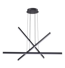 Подвесная светодиодная люстра Odeon Light 3890/48L Rudy черный LED 48 Вт 4000K