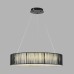 8371/40L LEDIO LN26 258 черный, металл/текстиль/силикон Люстра подвесная LED 40W 3000/4000/6000K 220V KAVA