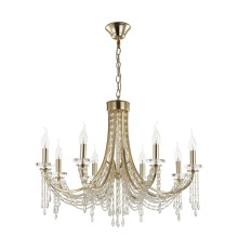 5063/8 CLASSIC ODL24 537 золото/прозрачный/металл/хрусталь Люстра E14 8*40W CAPEL
