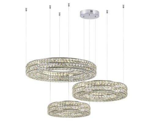 4927/52L L-VISION ODL24 479 хром/металл/хрусталь Люстра LED 52W 4000K 2971Лм PANTA