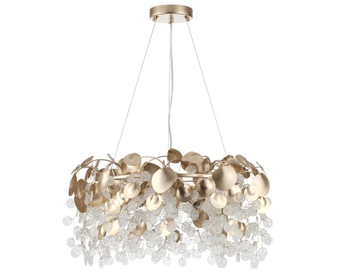 5104/8 CLASSIC ODL26 633 металл/стекло Люстра E14 8*40W 220В IP20 COINS