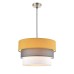 8038/3 MODERNI LN25 никель/желтый/серый/белый, металл/текстиль Подвесной светильник Е27 3*60W 220V ILAIDA
