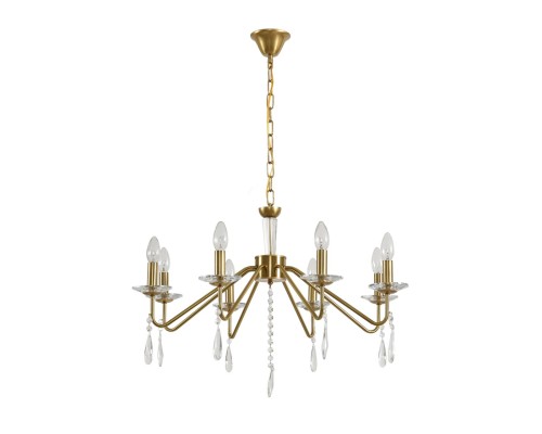 8319/8 CLASSI шампань/прозрачный, металл/хрусталь Люстра E14 8*40W 220V SEVERINA