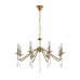 8319/8 CLASSI шампань/прозрачный, металл/хрусталь Люстра E14 8*40W 220V SEVERINA