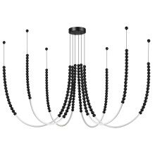 7149/70L HIGHTECH ODL26 221 светильник черный/акрилл/металл IP20 LED 70W 4300Лм 3500K 300° 220V MONELLA