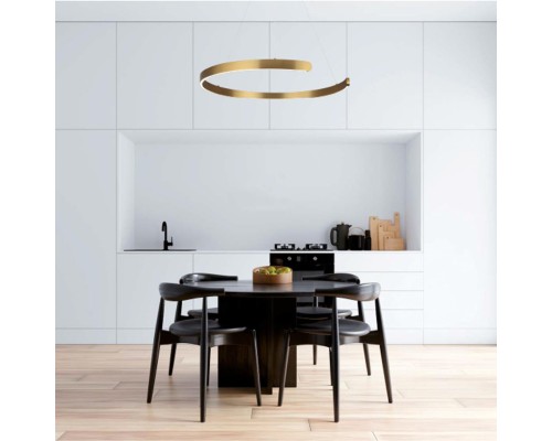 6535/57L LEDIO LN23 019 латунь Светильник подвесной LED 57W 3000-6000K 2019 Лм 220V INDIE