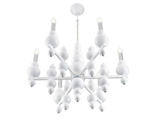 8260/6 MODERNI LN26 белый/хром, металл Люстра E14 6*40W 220V NANA